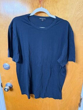 James Perse Black Crewneck Tee - Short Sleeve